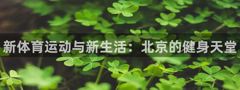 千亿国际官网下载招商电话号码是多少啊：新体育运动与新生活：北