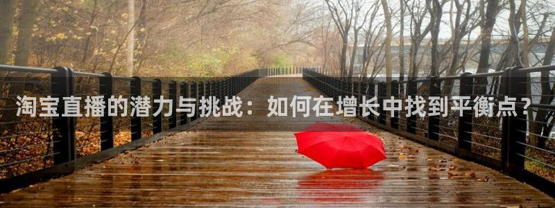 新球赛直播：淘宝直播的潜力与挑战：如何在增长中找到平衡点？